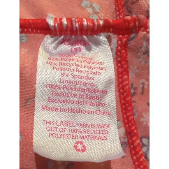 NOBO Juniors Size XS (1) Convertible Foam Cup Halter‎ Red Floral Bandana Trim - Picture 10 of 11